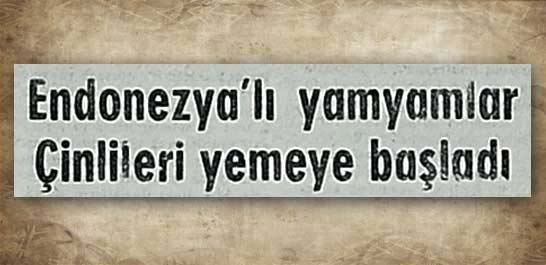 Endonezya'lı yamyamlar Çinlileri yemeye başladı