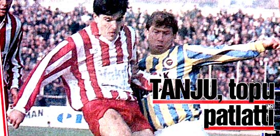 Tanju, topu patlattı