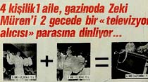 4 kişilik 1 aile, gazinoda Zeki M&uuml;ren'i 2 gecede bir "televizyon alıcısı" parasına dinliyor...