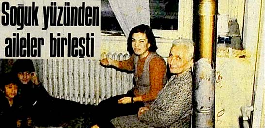 1980'de soba ve odun devrini yaşıyoruz