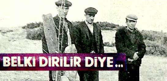 Mezara soba borusu koyup n&ouml;bet beklediler..