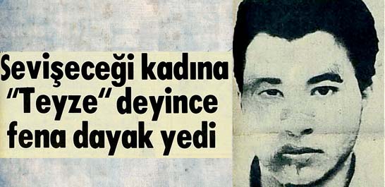 "Ağız alışkanlığı ile..."