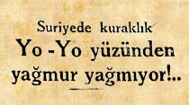 Suriyede kuraklık: Yo-Yo y&uuml;z&uuml;nden yağmur yağmıyor!..