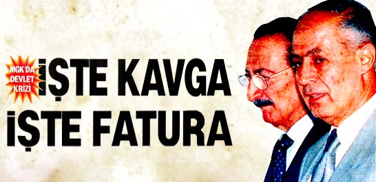 Sezer, Anayasa'yı Ecevit'e fırlattı