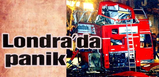 Londra'da panik