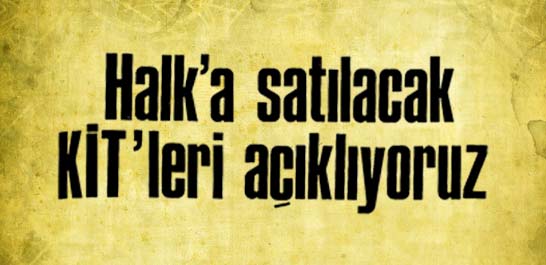 15 Kamu İktisadi Teşekk&uuml;l&uuml;n&uuml;n y&uuml;zde 49 hissesi satılıyor