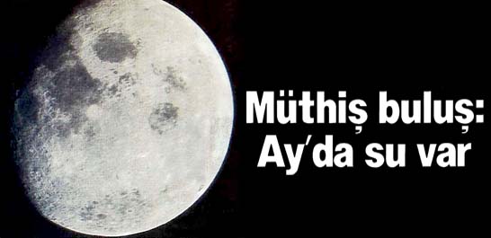 Ay'da su var