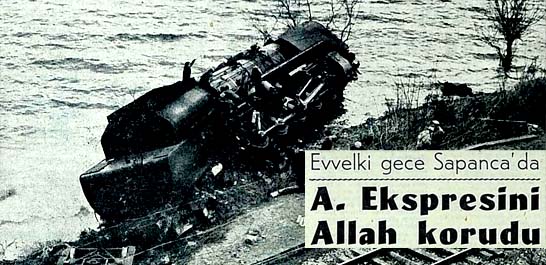 Anadolu Ekspresini Allah korudu