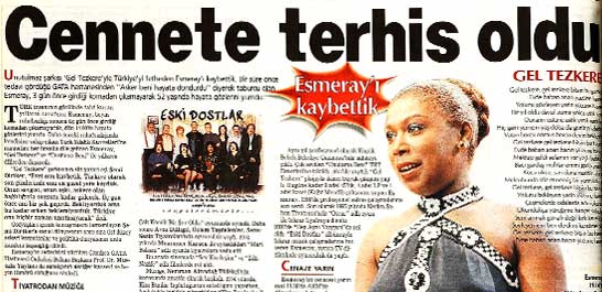 Esmeray'ı kaybettik