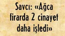 Savcı: "Ağca firarda 2 cinayet daha işledi"