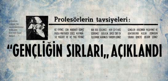 ''Gençliğin sırları'' açıklandı