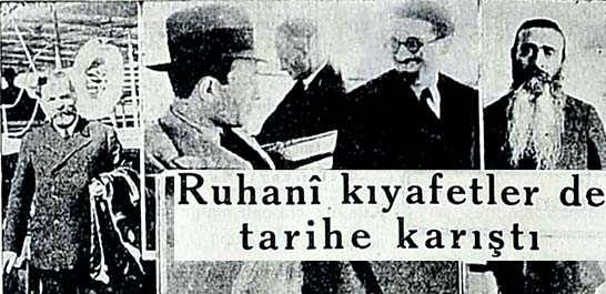 Ruhani kıyafetler de tarihe karıştı