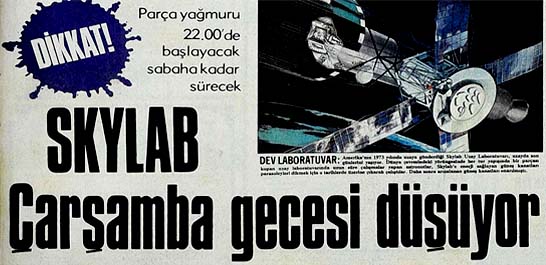 Skylab Çarşamba gecesi düşüyor