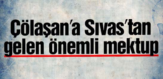 Sıvas'tan mektup var