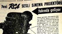 Yeni RCA Sesli Sinema Projektörü yakında geliyor