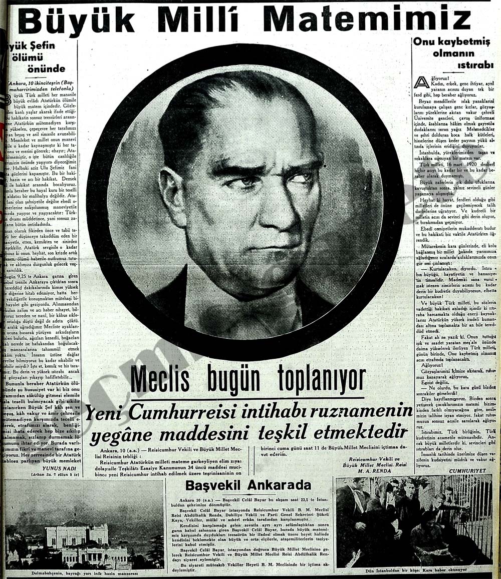 10 kasım 1938 gazeteleri 10 kasım 1938 gazeteleri