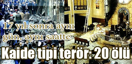 Kaide tipi terör: 20 ölü
