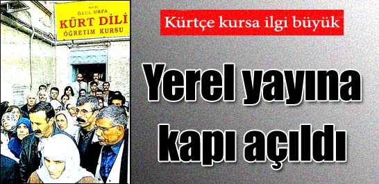 Yerel yayına kapı açıldı