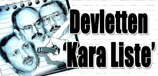 Devletten 'kara liste'