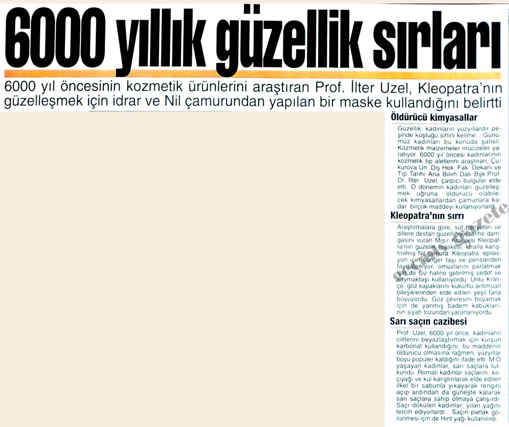 Kleopatra’nın güzellik sırları Kleopatra’nın güzellik sırları