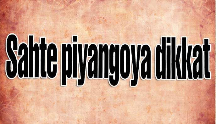 Sahte piyangoya dikkat