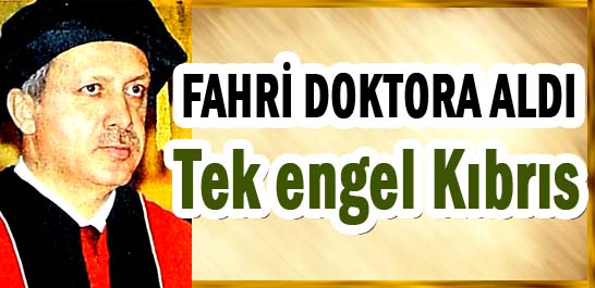 Fahri Doktora aldı