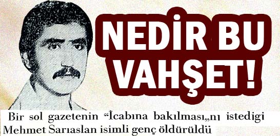 Nedir bu vahşet!