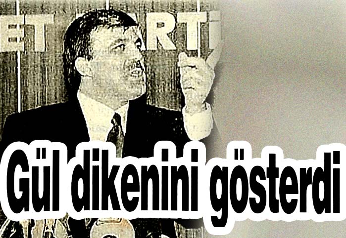 G&uuml;l dikenini g&ouml;sterdi
