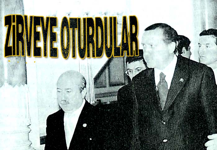 Zirveye oturdular