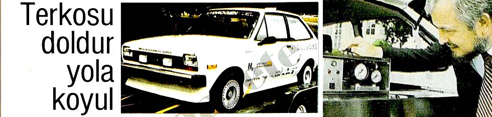 Terkosu doldur yola koyul
