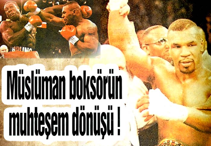 M&uuml;sl&uuml;man boks&ouml;r&uuml;n muhteşem d&ouml;n&uuml;ş&uuml;