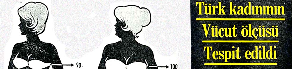 T&uuml;rk kadınının v&uuml;cut &ouml;l&ccedil;&uuml;s&uuml; tespit edildi