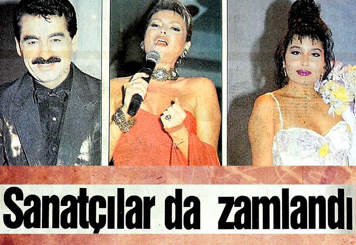 Sanat&ccedil;ılar da zamlandı