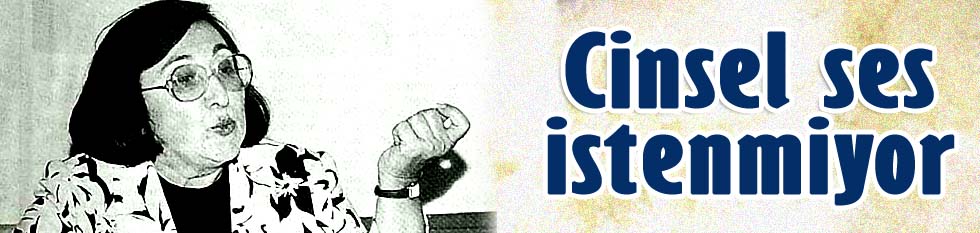 Cinsel ses istenmiyor