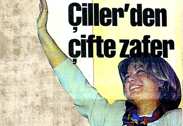 Çiller'den çifte zafer
