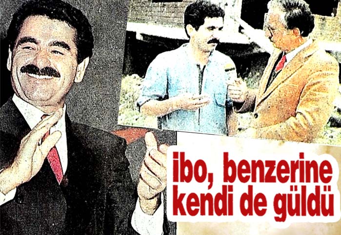 İbo, benzerine kendi de güldü