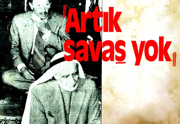 Artık savaş yok