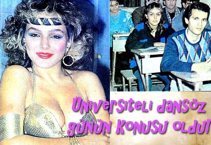 Üniversiteli dansöz günün konusu oldu!