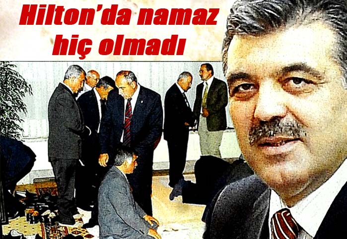 Hilton'da namaz hoş olmadı