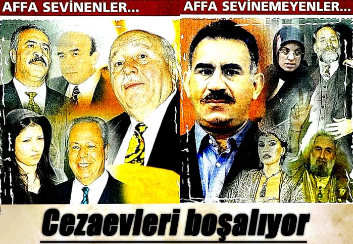 Cezaevleri boşalıyor