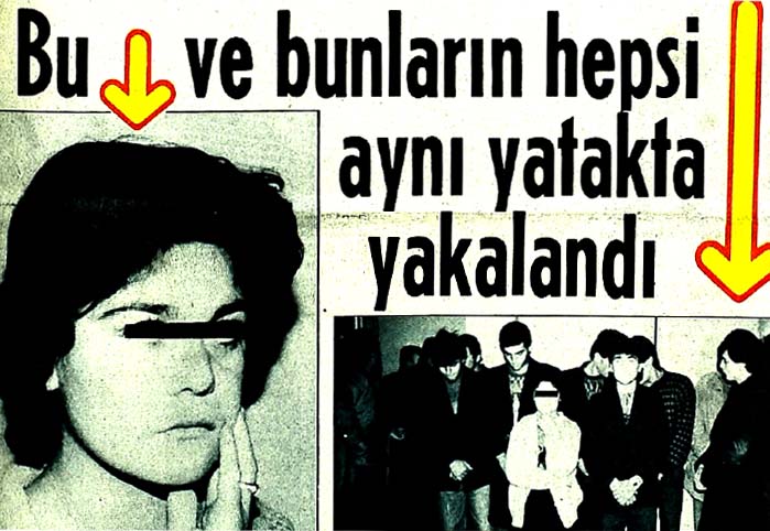 Bu ve bunların hepsi aynı yatakta yakalandı