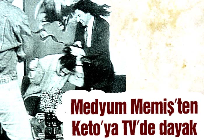 Medyum Memiş'ten Keto'ya TV'de dayak