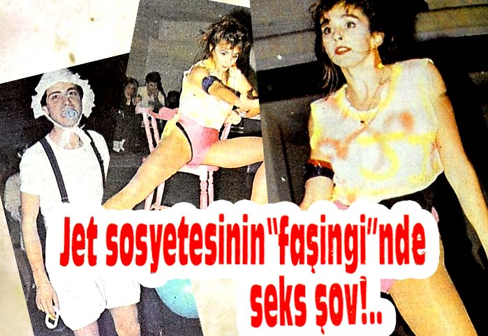 Jet sosyetenin "faşingi"nde seks şov!..