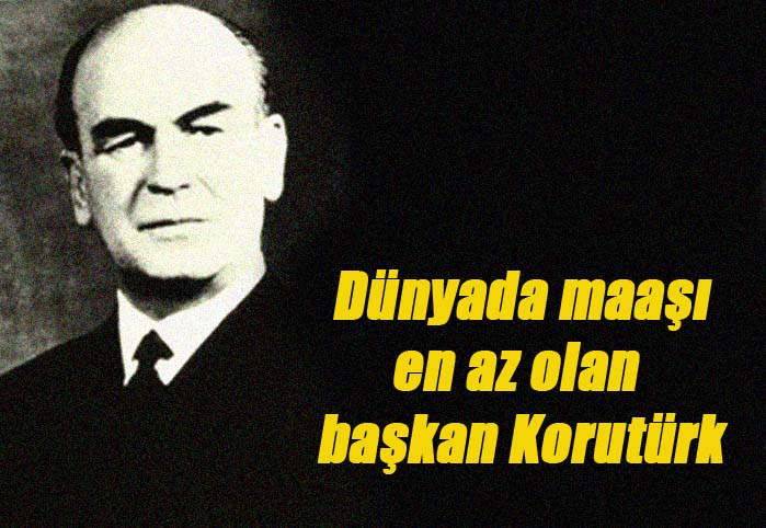 D&uuml;nyada maaşı en az olan başkan Korut&uuml;rk