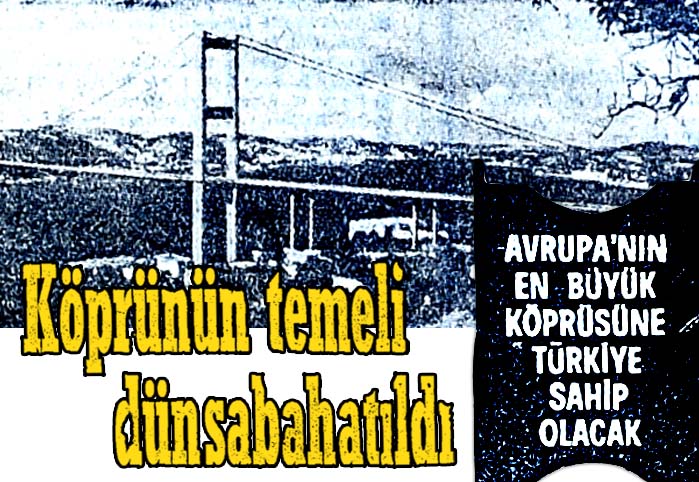 Avrupa'nın en b&uuml;y&uuml;k k&ouml;pr&uuml;s&uuml;