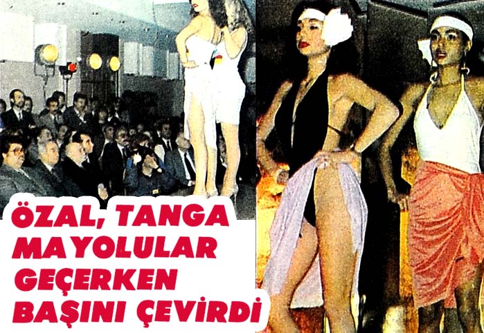 &Ouml;zal, tanga mayolular ge&ccedil;erken başını &ccedil;evirdi